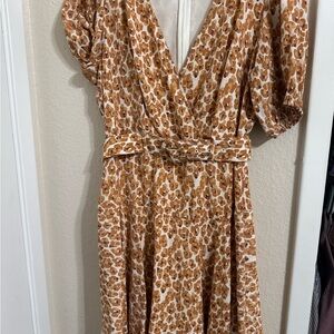 Nine West Brown Midi Dress